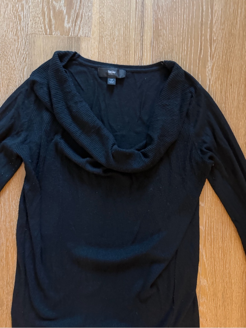 Massimo Black Cowl Neck Sweater used